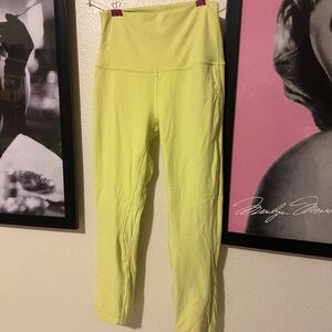 Lululemon Athletica Yellow Leggings
